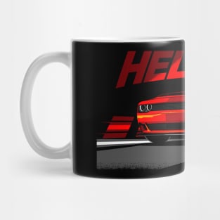 Dodge Challenger Red Mug